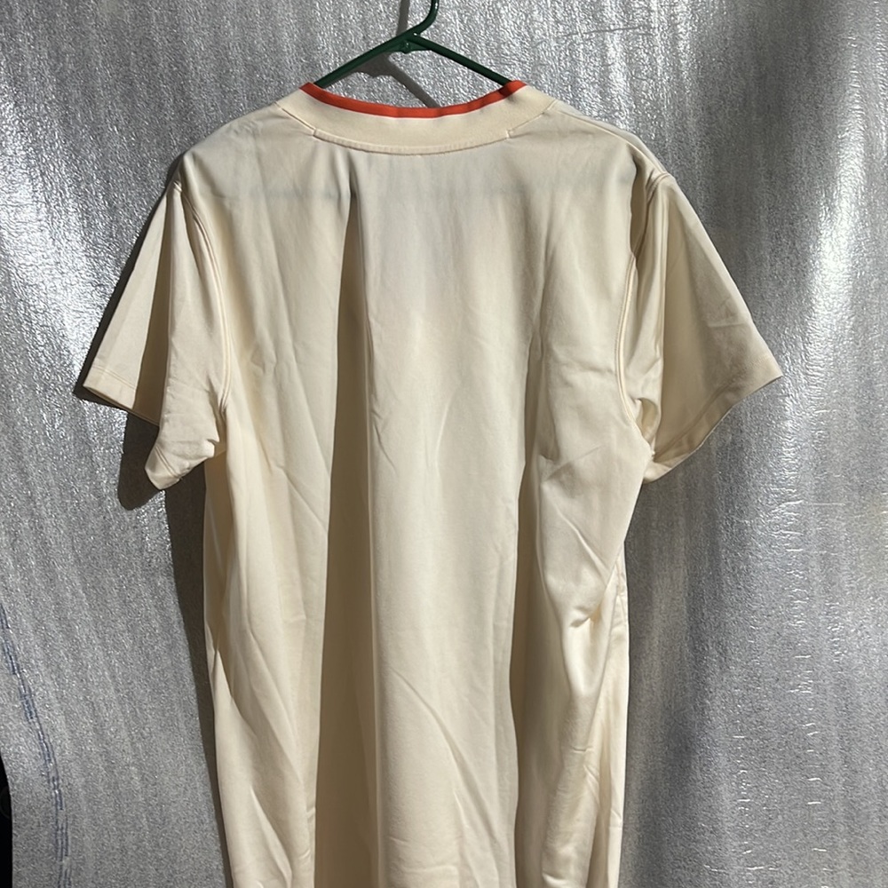Adidas Cream and Red V-Neck Dress - Picture 3 of 4